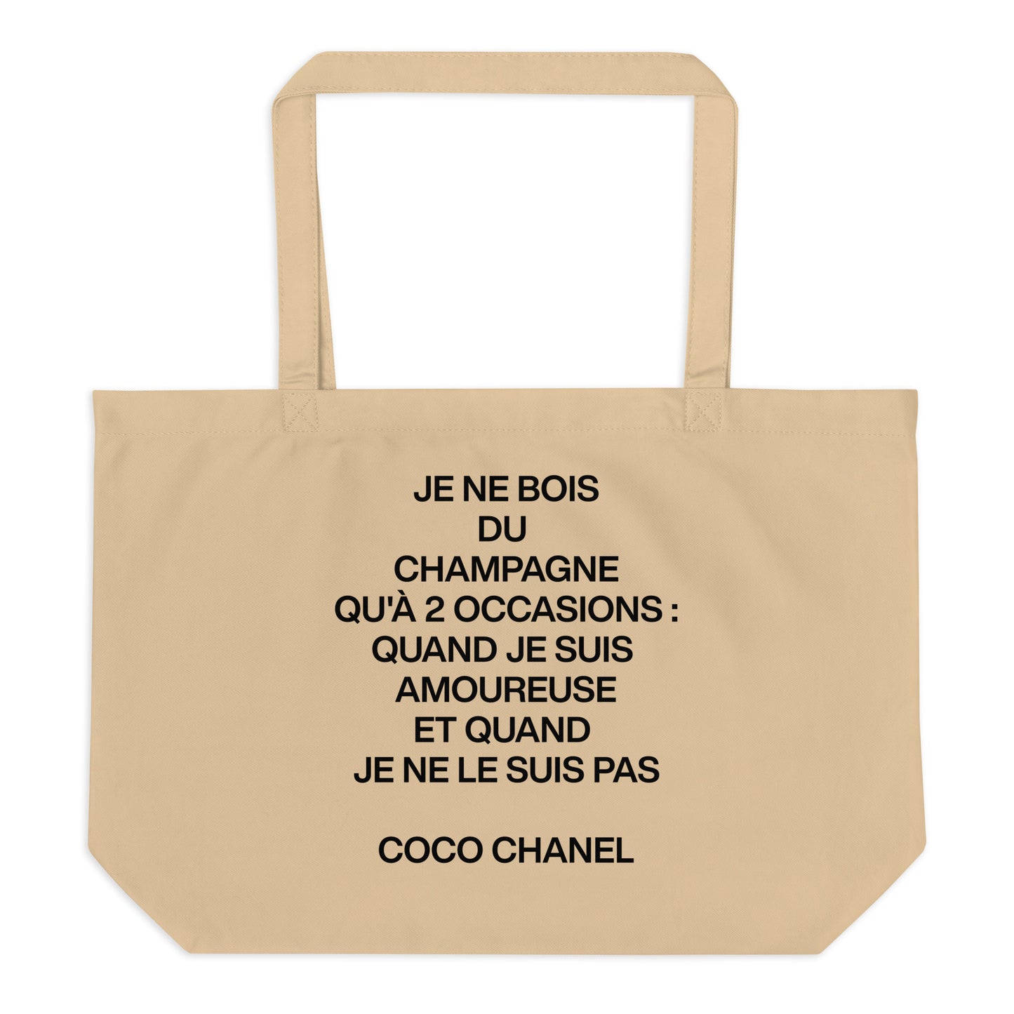 Sac - "Je ne bois du champagne qu'à deux occasions..."