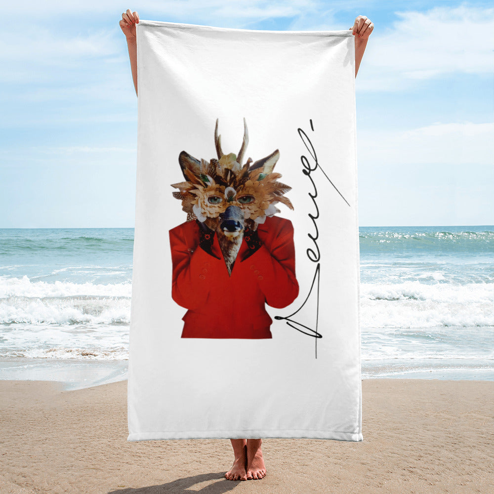 Serviette de plage - "La nature aime à se cacher"