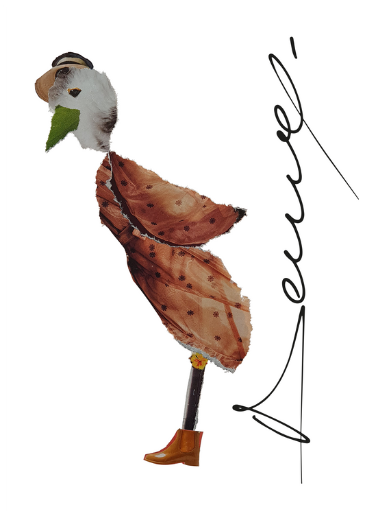 Même quand l'oiseau marche on sent qu'il a des ailes